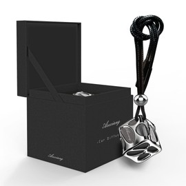 Asexiang Men's Lucky Dice Long-Lasting Car Air Freshener Diffuser Set with 2 Scent Refills & Unscented DIY Tablet - Spill-Proof Solid Fragrance