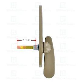 Andersen Tribeca Style Gliding Door Thumb Latch in Stone Color