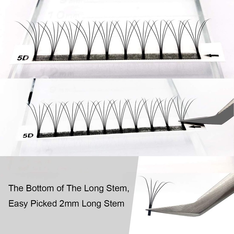 Obeya 5D Premade Volume Fans C Curl Silk Lashes Thickness