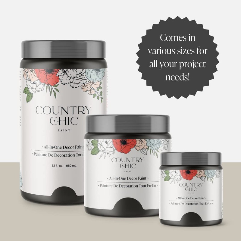 Country Chic All-in-One Chalk Paint for Furniture, Cabinets, Home Decor,