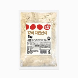 Sikjajae Wang 식자재왕 12곡자연선식 미숫가루 1kg 실온 푸디스트 Sikjajae Wang 12 Grain Natural Meal Mix Powder 1kg Room Temperature Foodist