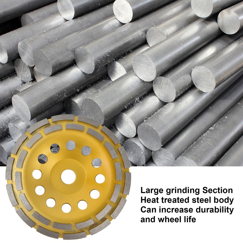 Diamond Cup Grinding Wheel Double Row Concrete Grinding Wheels for