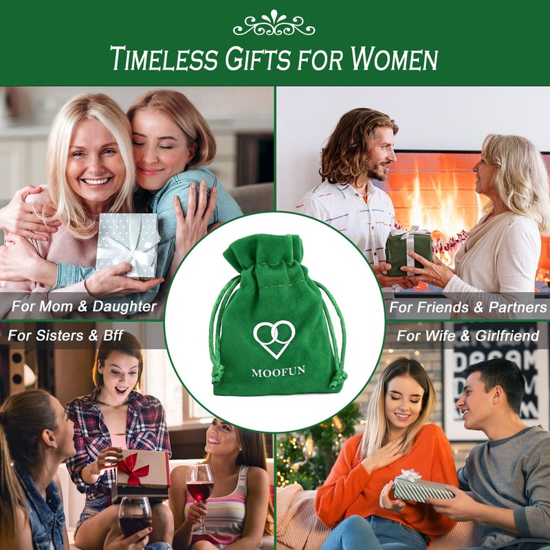 Heart Pendant Necklace for Women with Zirconia, 925 Sterling Silver