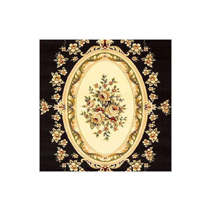 SAFAVIEH Lyndhurst Collection Runner Rug - 2'3" x 8', Black