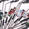 Fenteer 20 Pieces Ho 1:200 Degree Graduation Street Lights Street