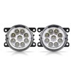 9 LED Car Round Front Fog Lamp DRL Daytime Running