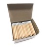 /A Pack of 100 Mini Pencils Short with Eraser Half