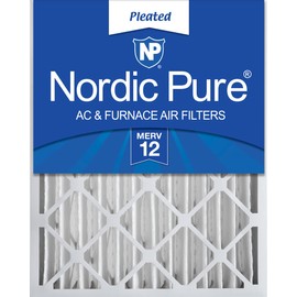 Nordic Pure 16x24x4 (15_3/8 x 23_3/8 x 3_5/8) Pleated MERV 12 Air Filter 1 Pack