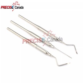 PRECISE CANADA Dental Elevators Apical Root Tip Pick stainless steel Instruments set of 3 pcs