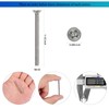 HanTof 50Pcs Extra Long Outlet Screws, Electrical Wall Plate Switch