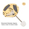 ETA 901001 Quartz Movement Golden Alloy Rhinestone Watch Movement Replacement