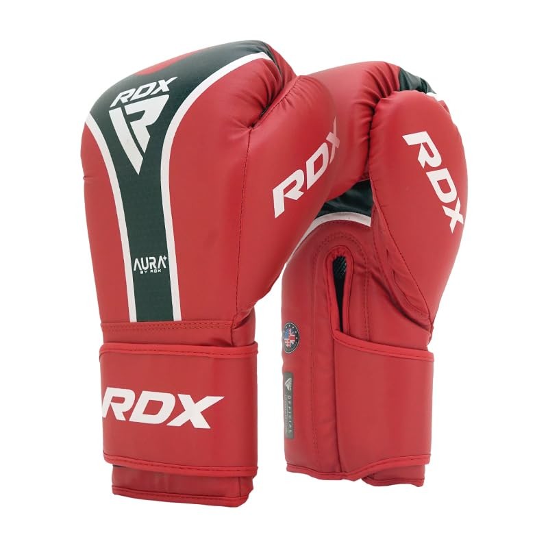 RDX Aura Plus T-17 Boxing Gloves – Maya Hide Leather,