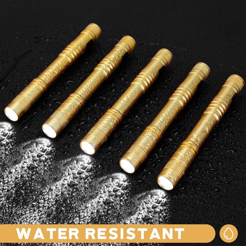Hortsun 20 Pcs Mini Pen Light Flashlights Father Day Gifts