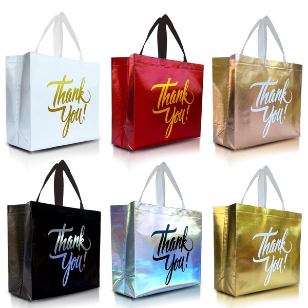 Nush Nush Thank You Gift Bags Bulk Large – Set