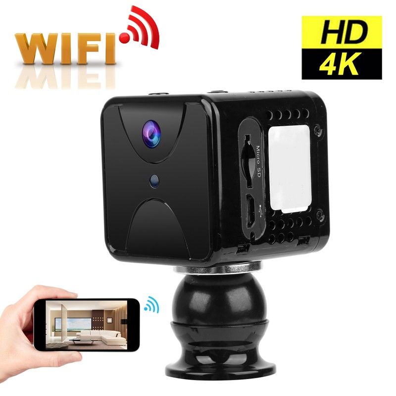 4K WiFi Camera 170° Night Vision Motion Detection Remote Monitor