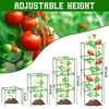 ZeeDix 4 Pack Tomato Cages for Garden, 60 Inch Square