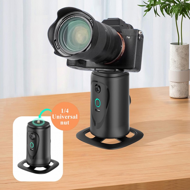 Auto Face Tracking Phone Holder 2 In1 360° Smart AI