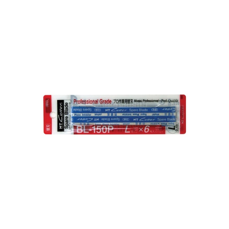 NT Cutter BL-150P CF6 Blades, 18 x 100 mm