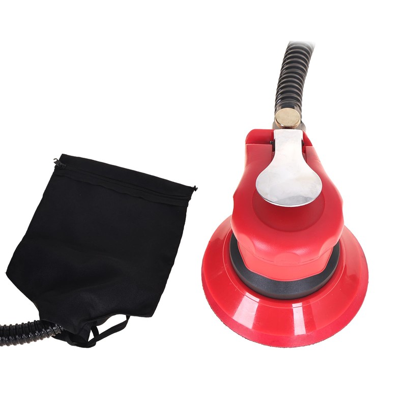 5" Air Random Orbital Sander, Professional Self-Vacuuming Pneumatic Palm Sander