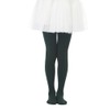 Paralinda Girls Semi-Opaque Tights 50 Den (6-8, Forest Green)