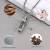 Aniu Cremation Jewelry for Ashes S925 Sterling Silver Urn Necklace