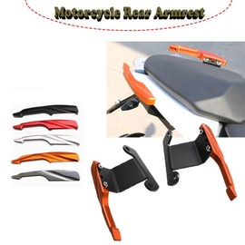for Duke 390 Duke 250 duke390 duke250 2023-2020 Motorcycle Accessories Rear Grab Bar Rear Grab Bar Spoiler Rear Wing Grab Bar Motorcycle Rear Seat Grab Bar (Orange)