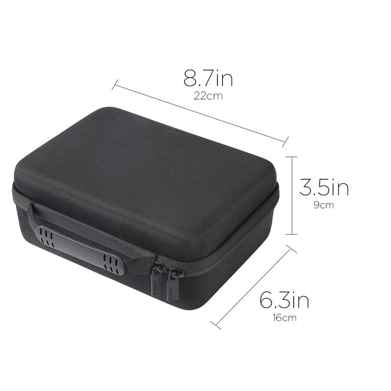 co2CREA Hard Travel Carry Bag for Brother PT-P710BT Label Printer,