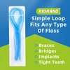 RioRand Floss Threaders, Essential Tool for Maintaining Oral Health with
