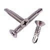 KOSJETHAS #8 x 1-1/4" Sheet Metal Self Drilling Screws 410