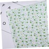 LALAFINA Floral Cotton Small Floral Fabric Tissue Lint Cloth for
