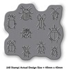 A8 'Bug Pattern' Unmounted Rubber Stamp (RS00021856)