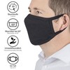 ONVAYA® Mouth and Nose Mask, Pack of 5, Black, White,