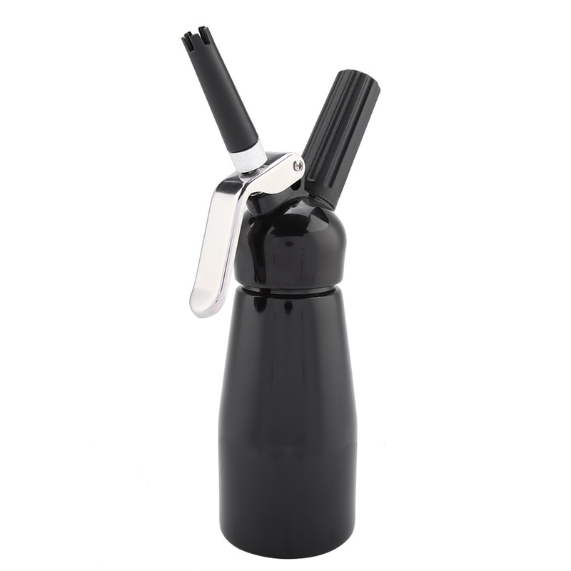 250mL Portable Red Aluminum Whipped Dessert Cream Butter Dispenser Whipper