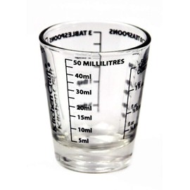 KitchenCraft 50 ml Glass Mini Measures (1-Pack)