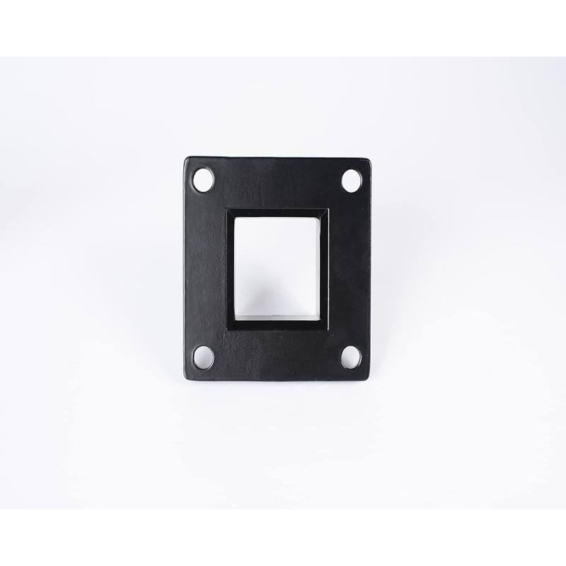 Floor Mount Post Flange for 2" Square Fence Post and