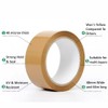 6 Rolls of Strong Sticky Brown Buff Carton Sealing Packing