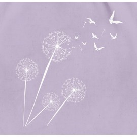 Shirtracer - Gym Bag Backpack - Sayings Statement - Dandelion Dandelion, 08 Pastel Purple, Unit size
