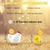 NMOHYDEU 20Pcs Cute Mini Chicken Car Accessories Kawaii Car Dashboard