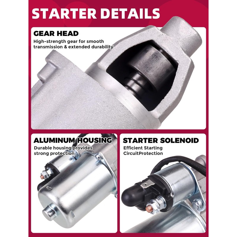 Starter Motor for Honda GX270 GX270R GX270U GX240U 240cc 270cc