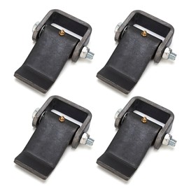 DURIGID Dump Trailer Hinges Door Hinge with Zerk Grease Fitting, Weld on Strap Hinge Heavy Duty, Weldable Hinges Used for Trucks, Dump Trailers, BBQ Smokers, Raw Finish, 4 Pack