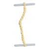 5 Star Treasury Tags Plastic-ended 51mm Yellow [Pack of 100]