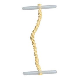 5 Star Treasury Tags Plastic-ended 51mm Yellow [Pack of 100]