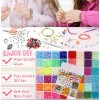 Kit para hacer pulseras con cuentas de arcilla 17800, cuentas