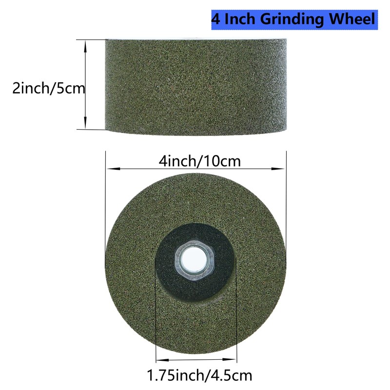 HONGUIS 4 Inch Green SiC Grinding Stone Wheel,Cup Grinding Wheel