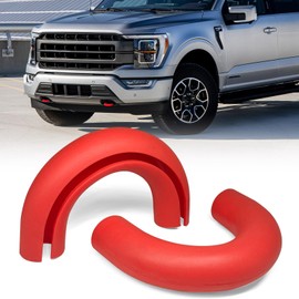 Tow Hooks Covers for Ford F150 Accessories 2004-2025,for Ford Bronco Accessories 2024 2023 2022 2021 Base Big Bend Outer Banks,for Toyota Tundra 2017 2018 2019 2020 2021 (Red 2PCS)