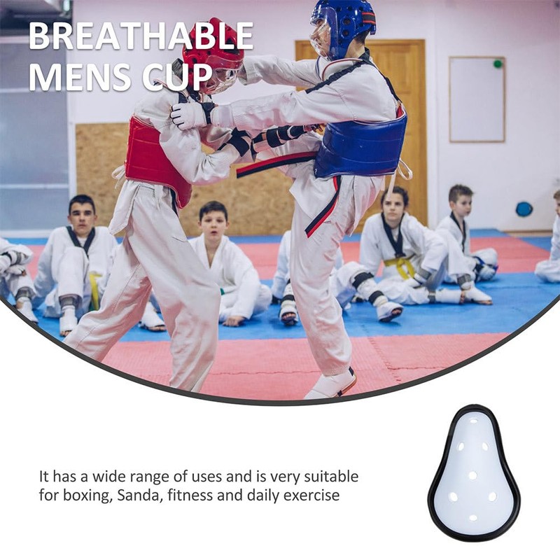 Yardwe Protector De Entre Transpirable para Hombres 4 Piezas Copa