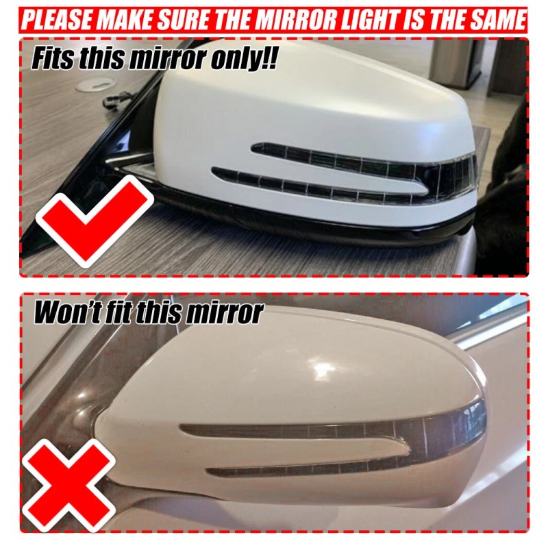dreamrefit 2PCS Sequential LED Side Mirror Lamp Turn Signal Light
