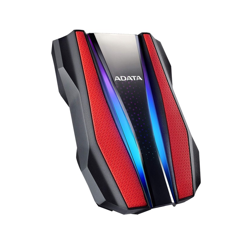ADATA Disco Duro Externo HDD HD770, RGB, 2 TB, Resistente