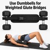 GuangTouL Hip Thrust Belt for Dumbbells