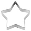 Staedter 5 Pointed Star Cookie Cutter, Silver, 12 cm